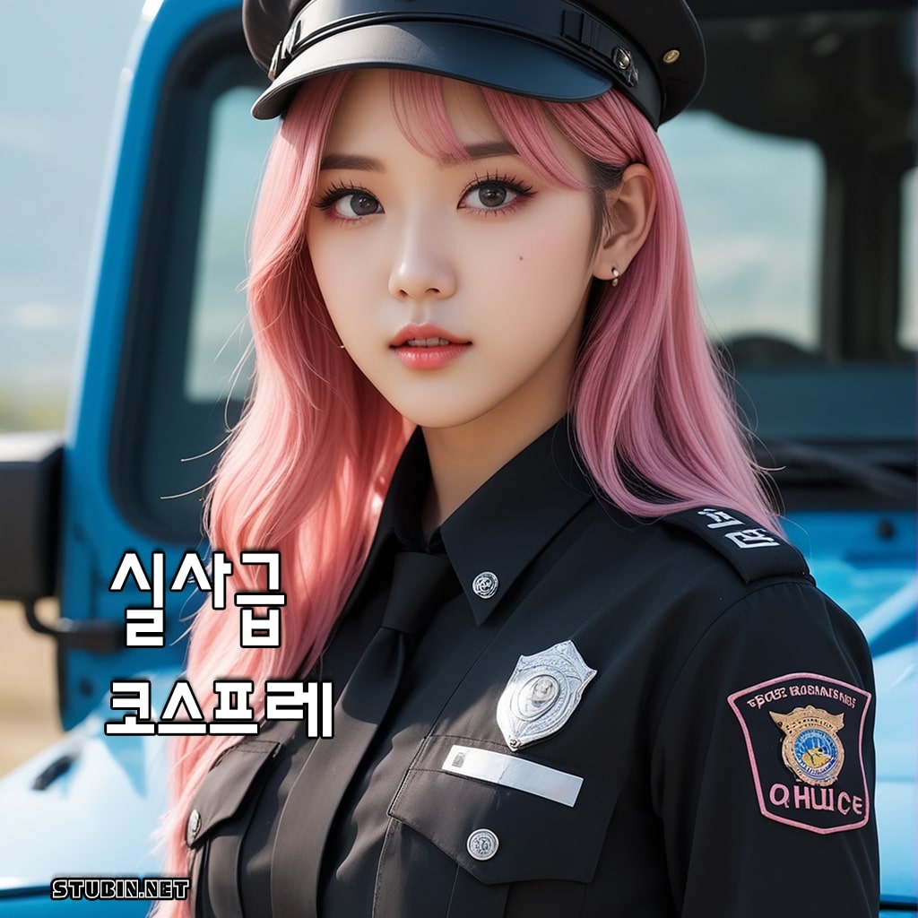 산과 강, 지프차, 순찰견, 그리고 코스프레 소녀 - 실사풍 어드벤처 디지털 아트