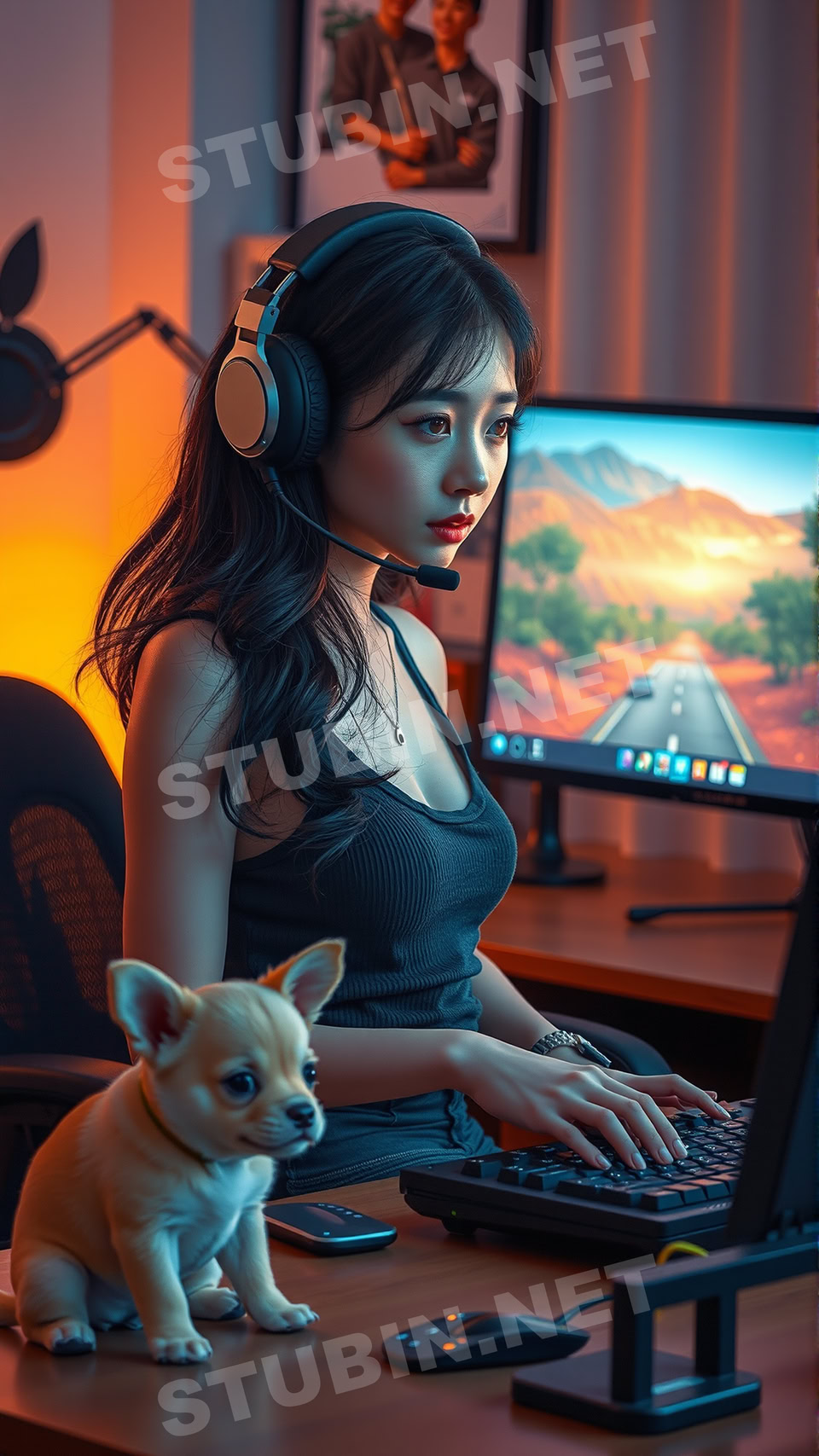 게이머 소녀와 반려견 - 게임과 일상이 만나는 따뜻한 동행 - 이미지 7