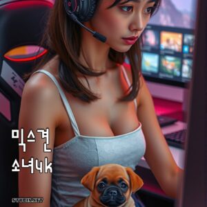 게이머 소녀와 반려견 - 게임과 일상이 만나는 따뜻한 동행