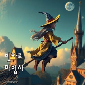 빗자루 마법사 - 달빛 아래 펼쳐지는 판타지 비행