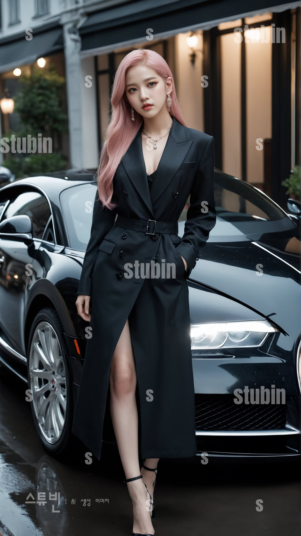 부가티 앞 케이팝 소녀 배경화면 1 부가티 앞 케이팝 소녀 1번 이미지