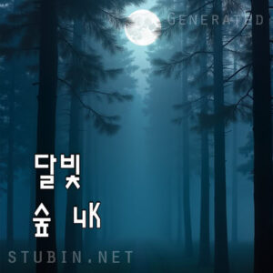 달빛 숲 - 안개와 고요가 머무는 밤의 길