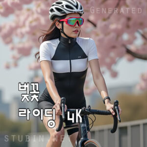 벚꽃 라이딩 - 봄바람을 가르며 달리는 감성 사이클링 아트