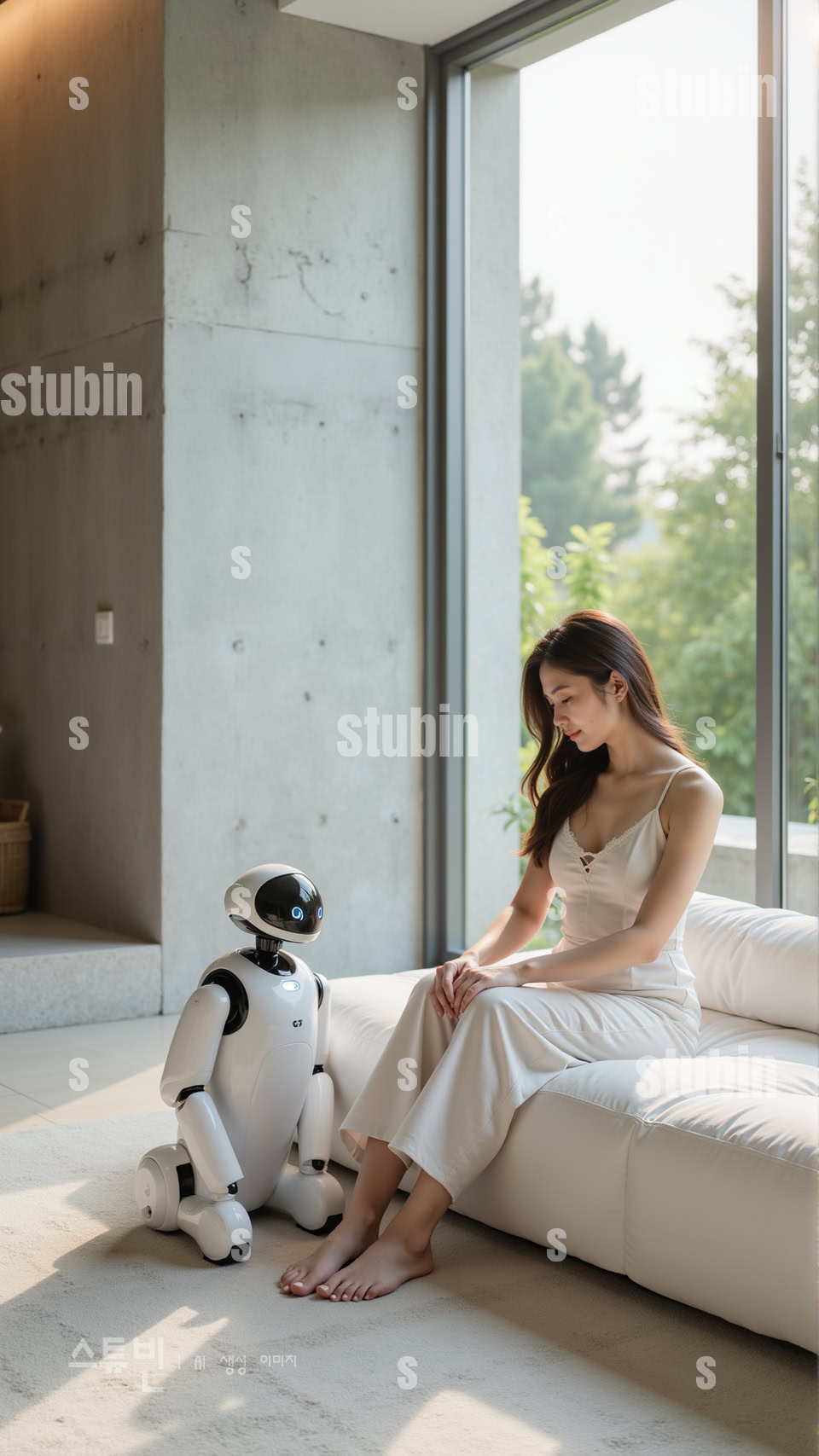 반려 로봇 미니멀리즘 스마트 홈과 인공지능 미래 일상 2 미니멀리즘 스마트 홈과 인공지능 반려 로봇 2번 이미지