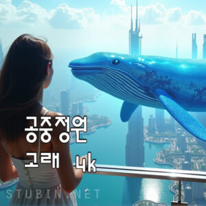 홀로그램 고래가 헤엄치는 공중 정원 스마트 시티 섬네일