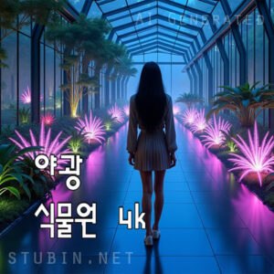 바이오 발광 야광 식물원 신비로운 미래 정원 섬네일